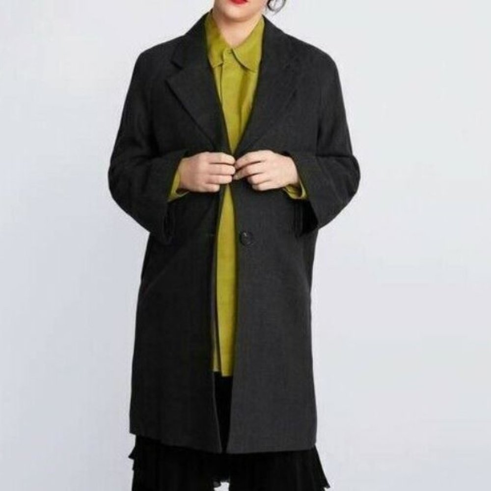 ZARA COAT - LINEN BLEND!
